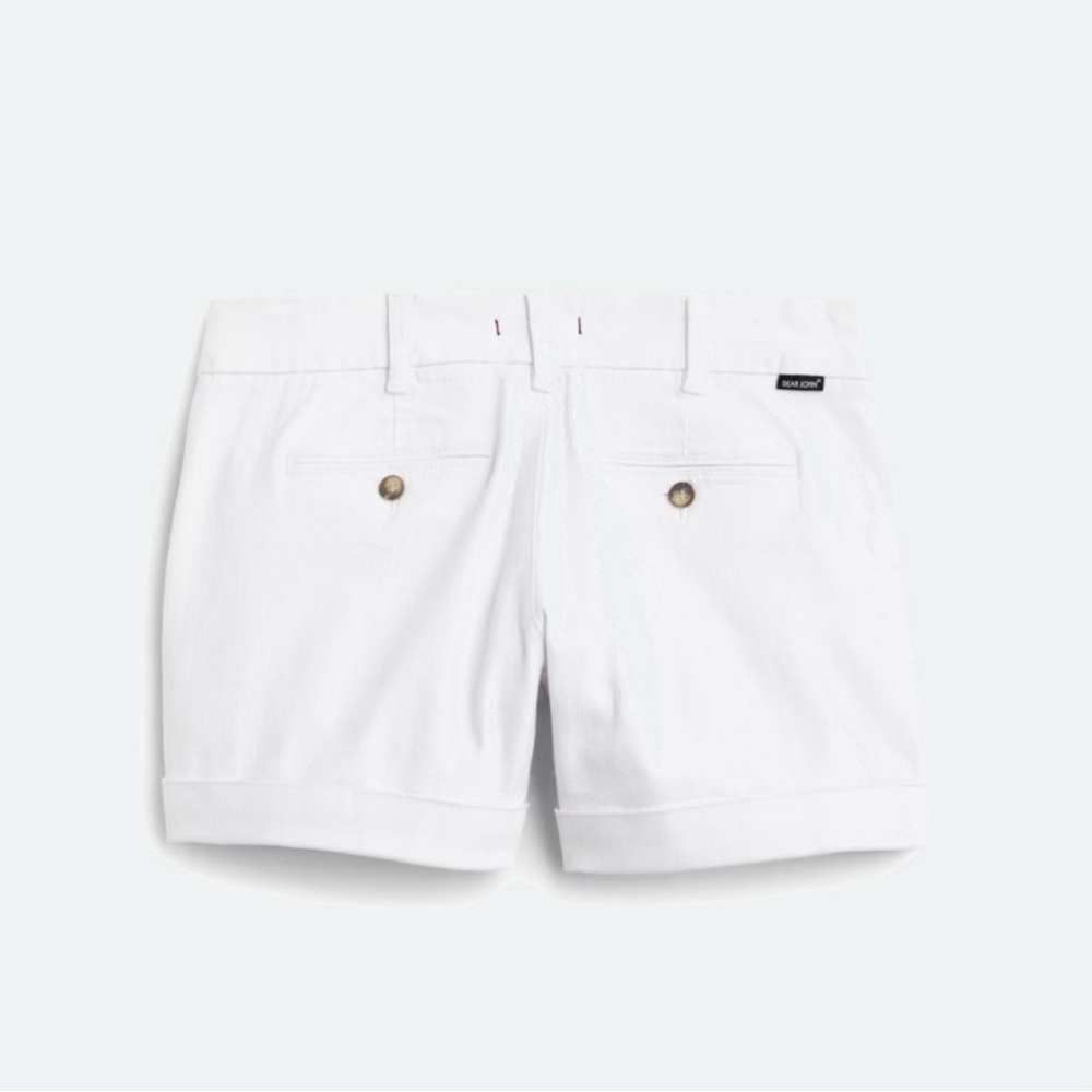 White Tailored Shorts